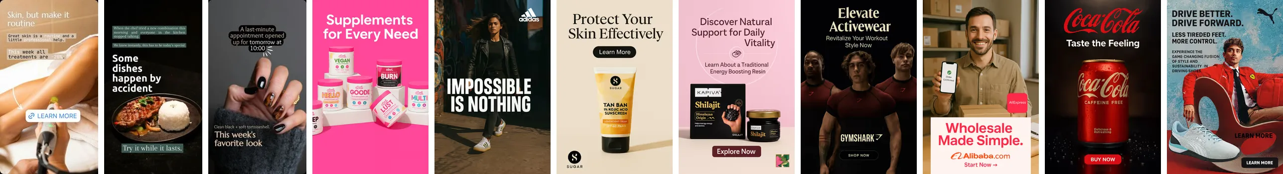 Ad creative examples